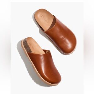 Madewell Layne Clog Mules in Leather. 7